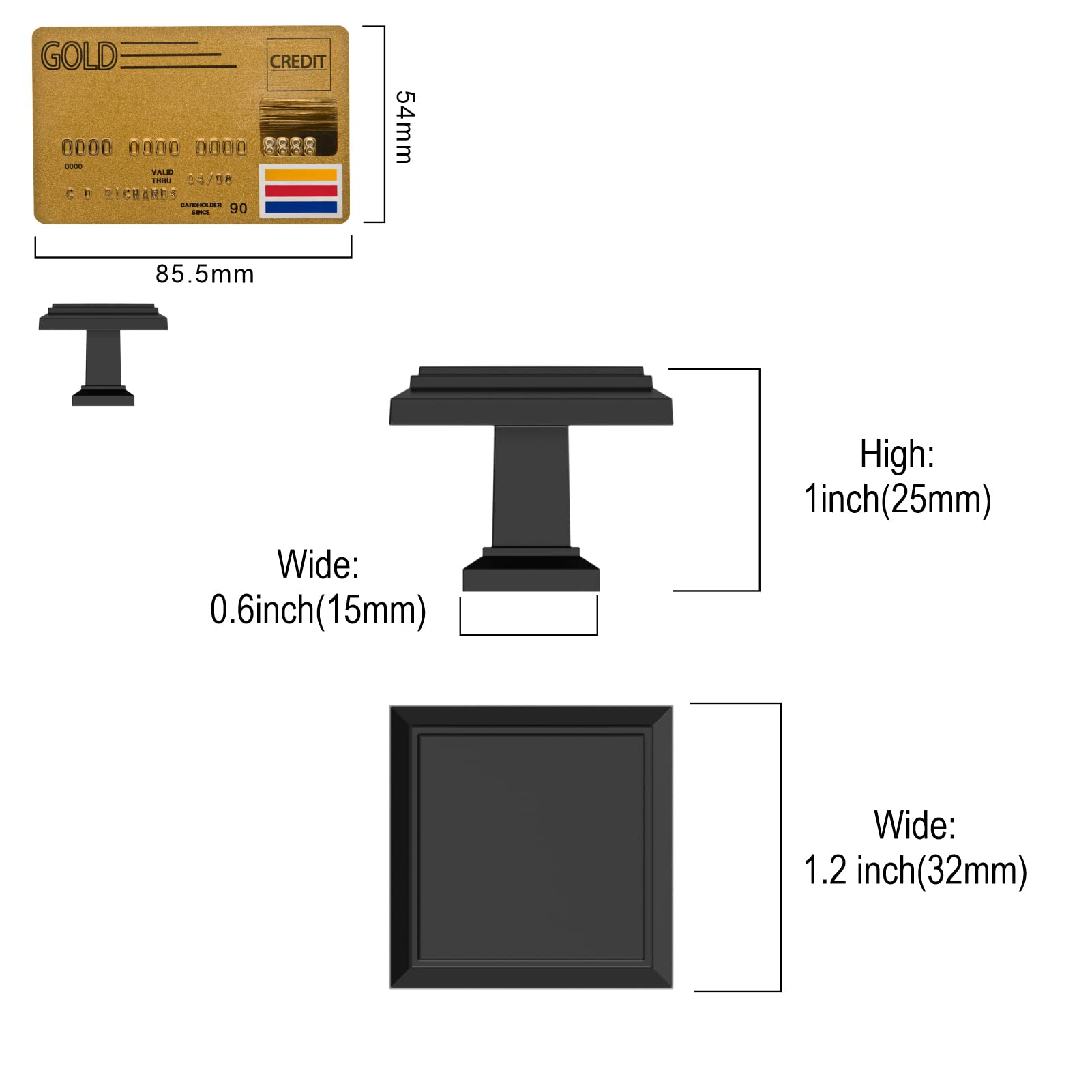 Amerdeco knob packaging protects finish during transit for safe arrival.