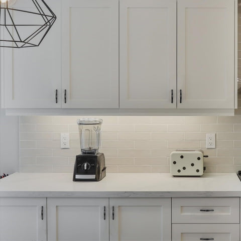 Amerdeco matte black pulls suitable for cabinets, dressers, and wardrobes
