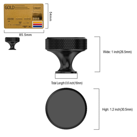 Amerdeco knob in kitchen setup, perfect for cabinet upgrade.