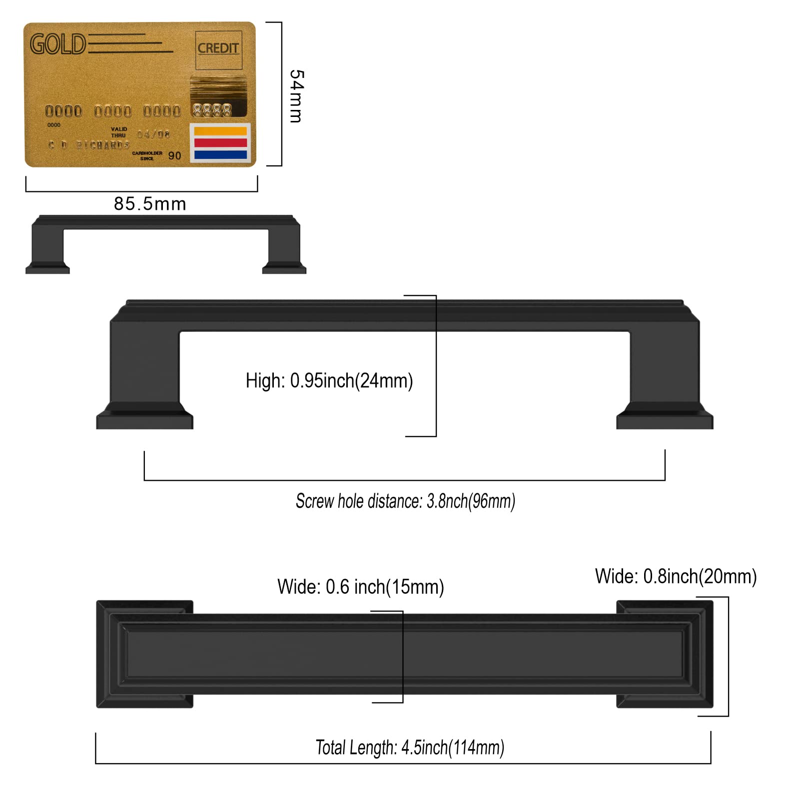Amerdeco packaging for 10-pack cabinet pulls to prevent damage during transit.