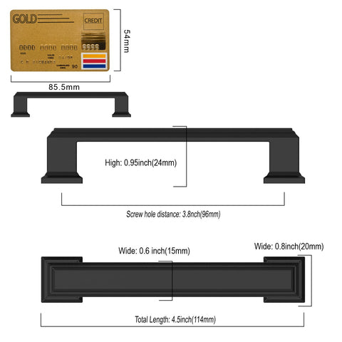 Amerdeco packaging for 10-pack cabinet pulls to prevent damage during transit.