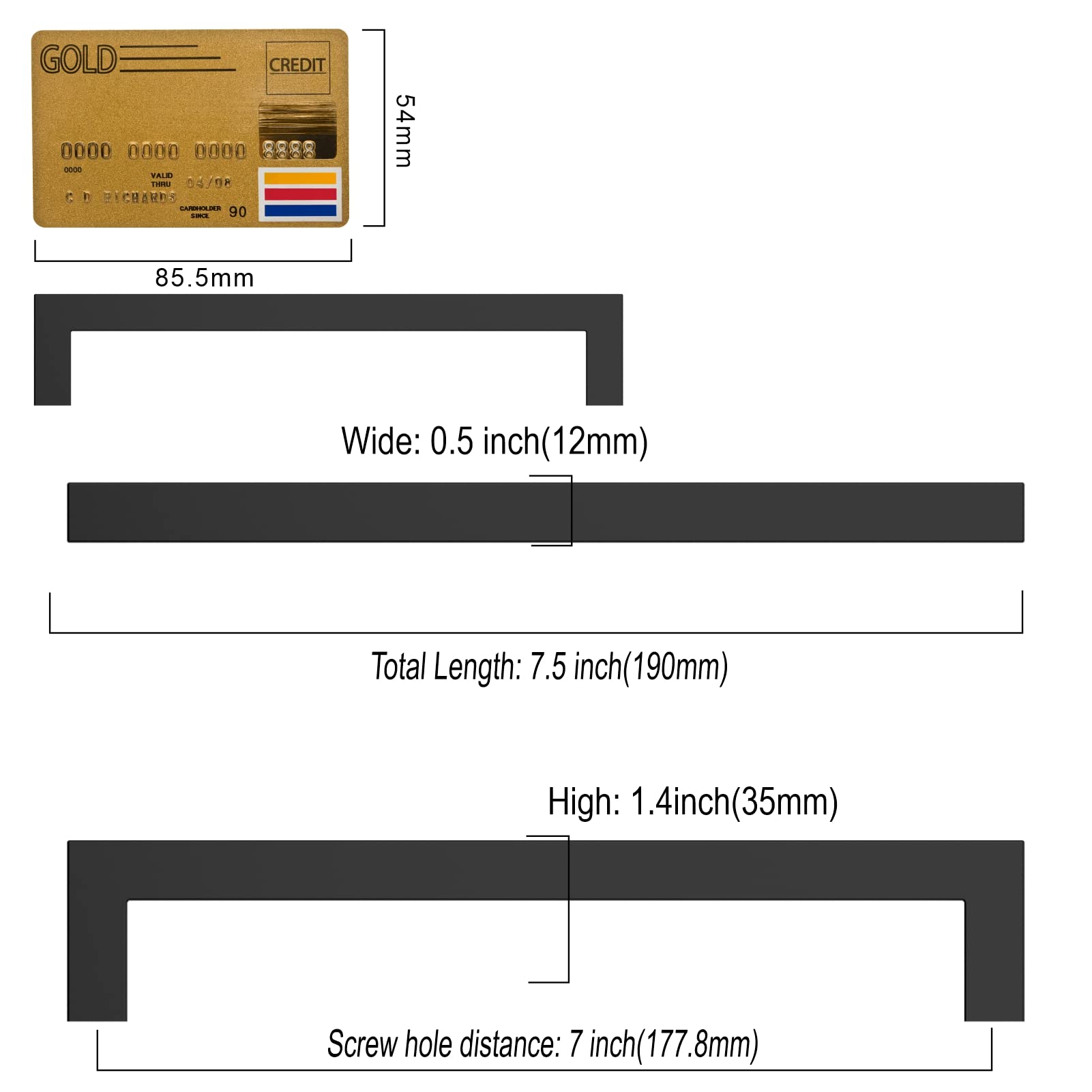 Amerdeco 178 mm center spacing suited for 7-inch hole centers.