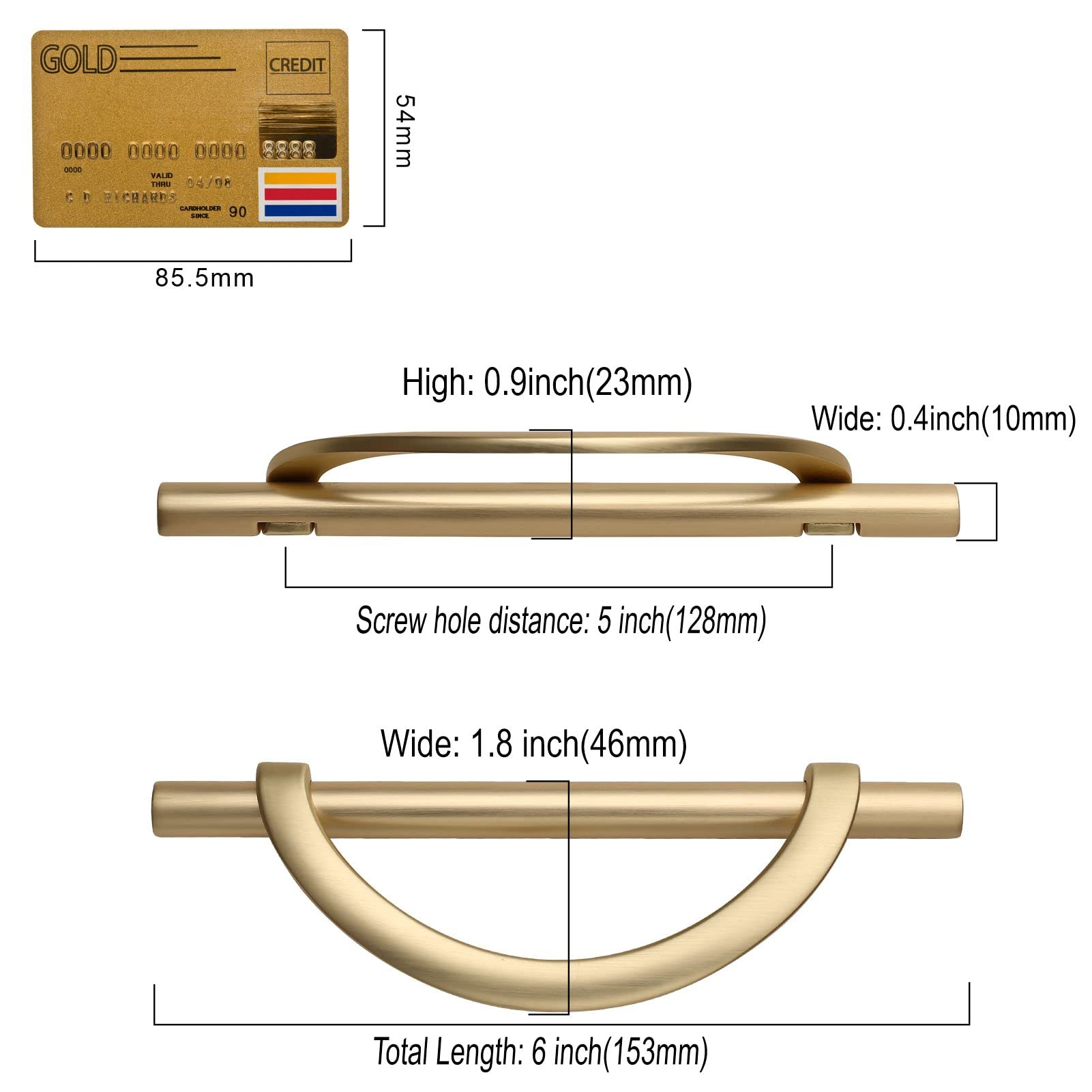 Amerdeco cupboard handle detail ideal for DIY furniture upgrades