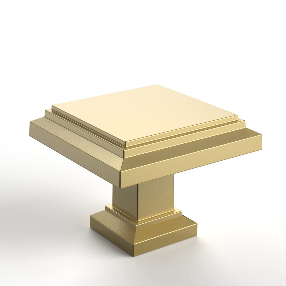 Amerdeco brushed gold kitchen knob 1.3 inch for upgrading cabinets with a refined touch