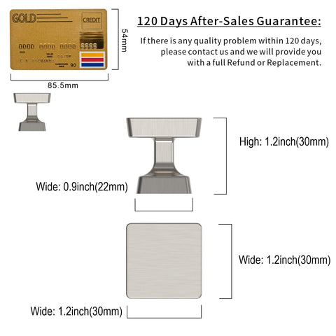 Amerdeco brushed satin nickel knob on bathroom cabinet adds subtle elegance
