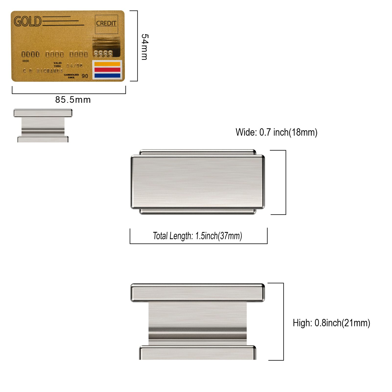 Amerdeco brushed satin nickel handle in use, ideal for kitchen or bathroom updates.