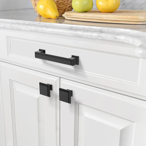 Amerdeco 96 mm hole center cabinet pulls suitable for kitchen installations.
