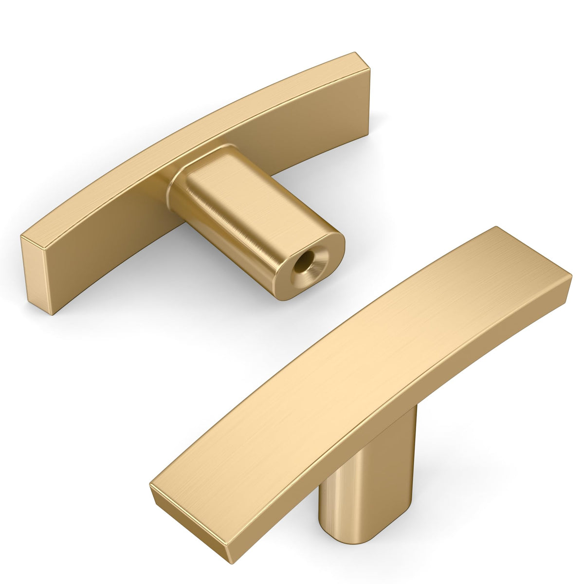Amerdeco champagne bronze knob 2in round enhances style and grip for cabinets