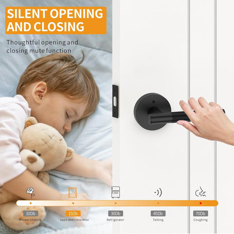 Amerdeco easy-install interior door handle kit for DIY setup