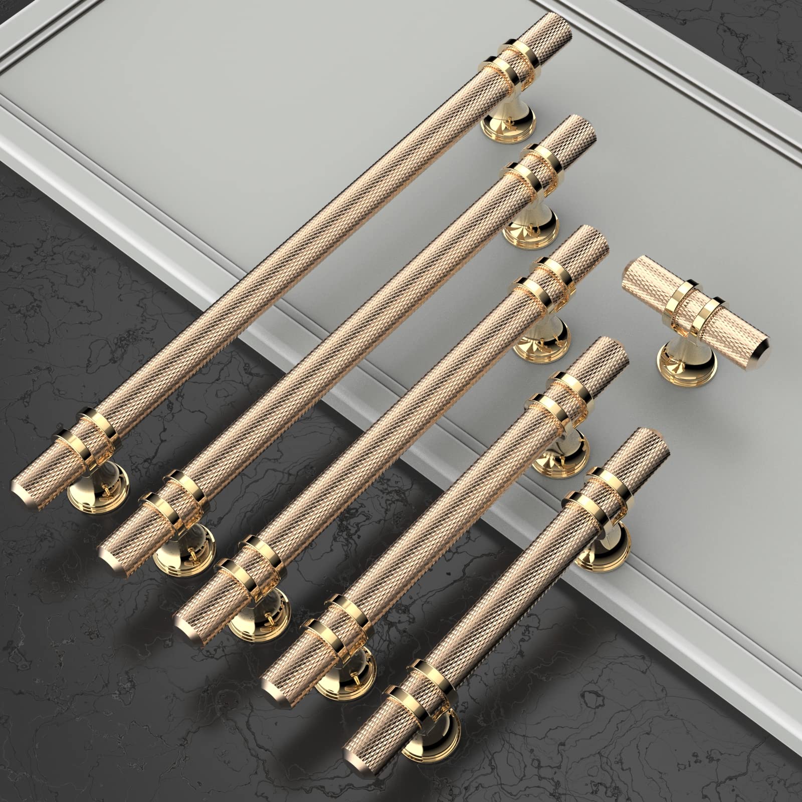 Amerdeco 2-inch knob kit adds a modern touch to furniture.