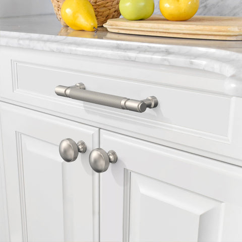 Amerdeco knurled cabinet pull improves grip on cabinets and drawers