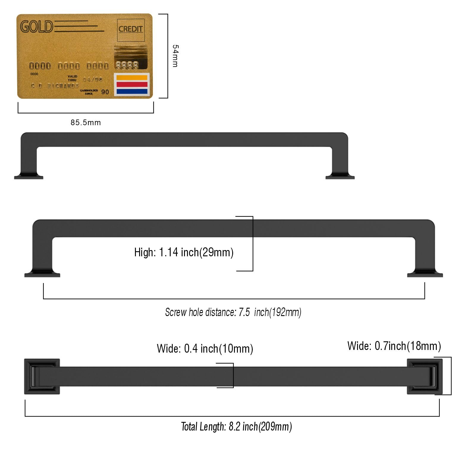 Amerdeco matte black pulls enhance kitchen cabinets with a versatile DIY upgrade.