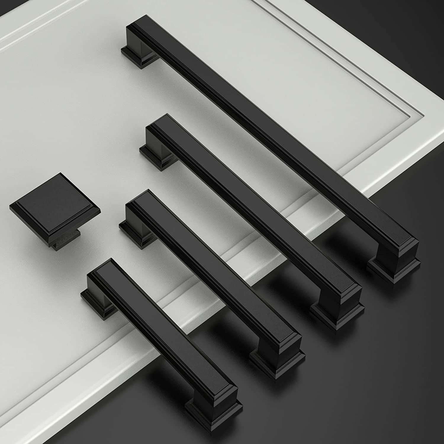 Amerdeco matte black finish close-up highlighting durable hardware.