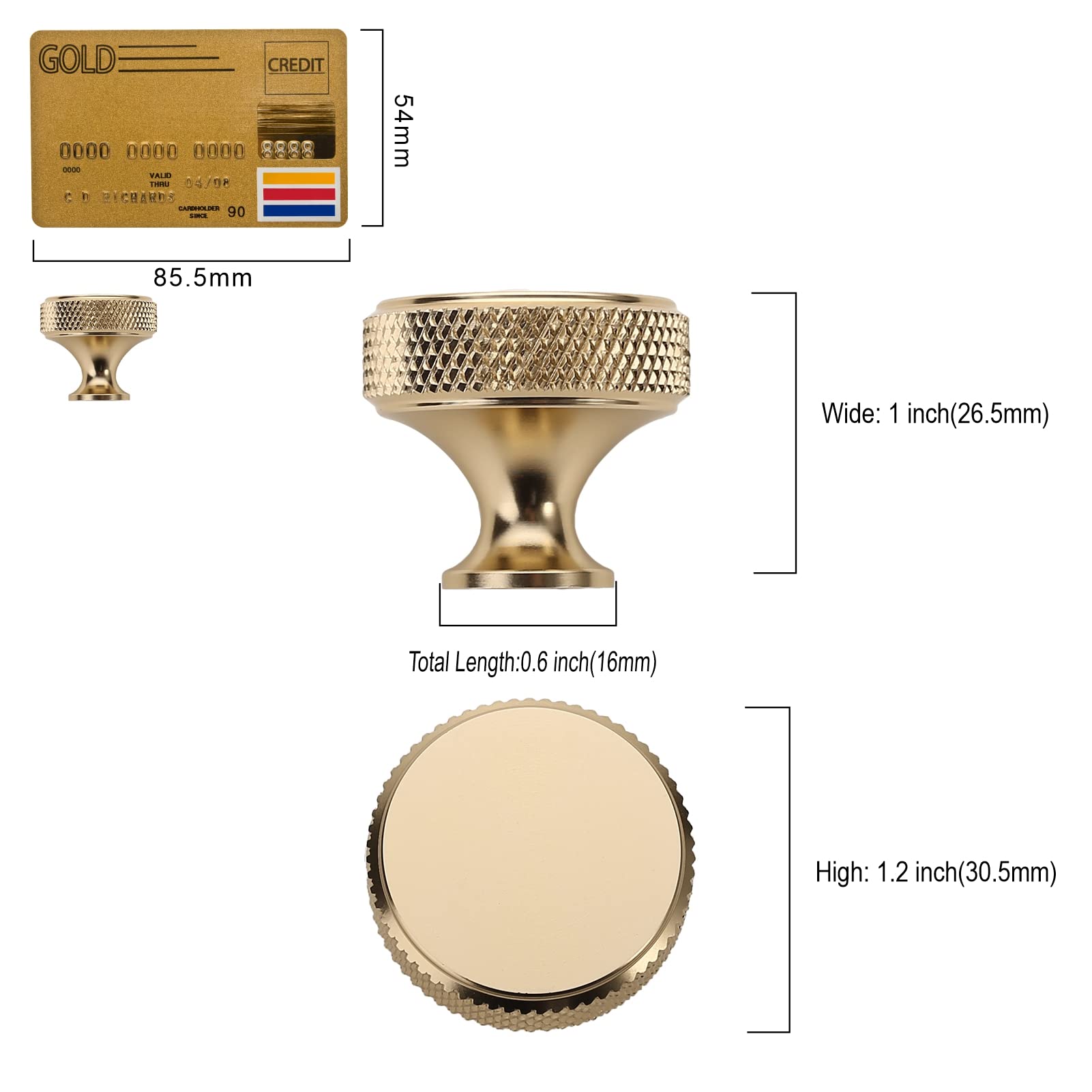 Amerdeco packaged knob protecting during transit