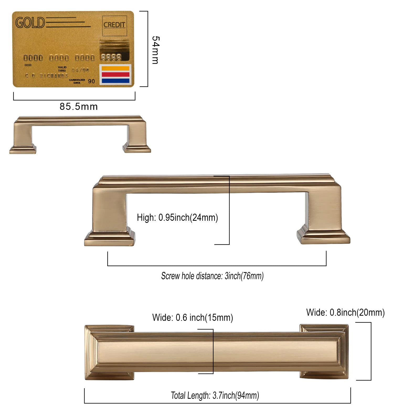 Amerdeco packaging protects each handle during shipping.