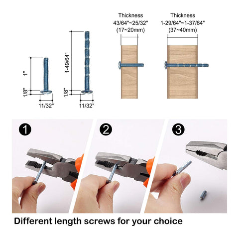Amerdeco versatile 6-pack suitable for cabinets, drawers, and wardrobes