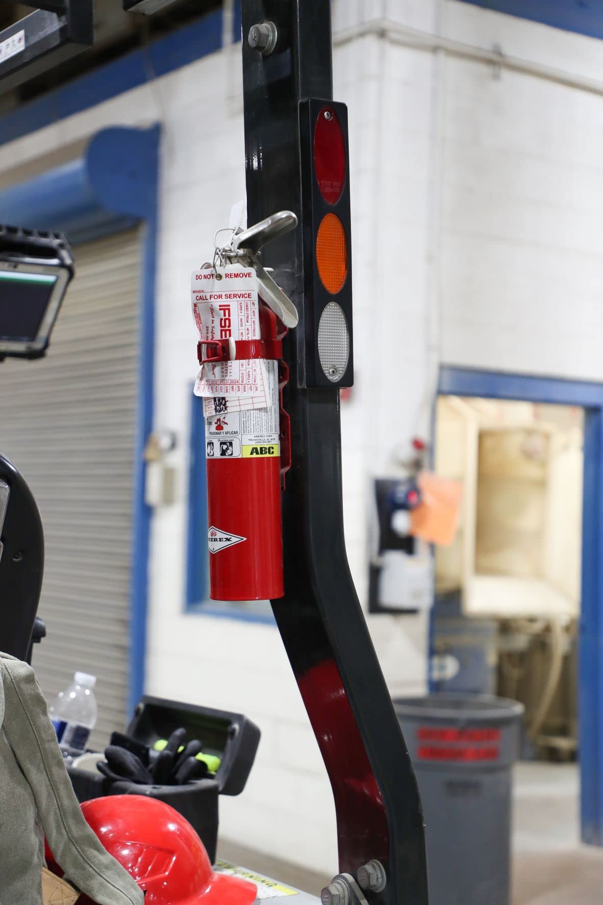 Amerex B417T side profile highlighting compact footprint for tight spaces