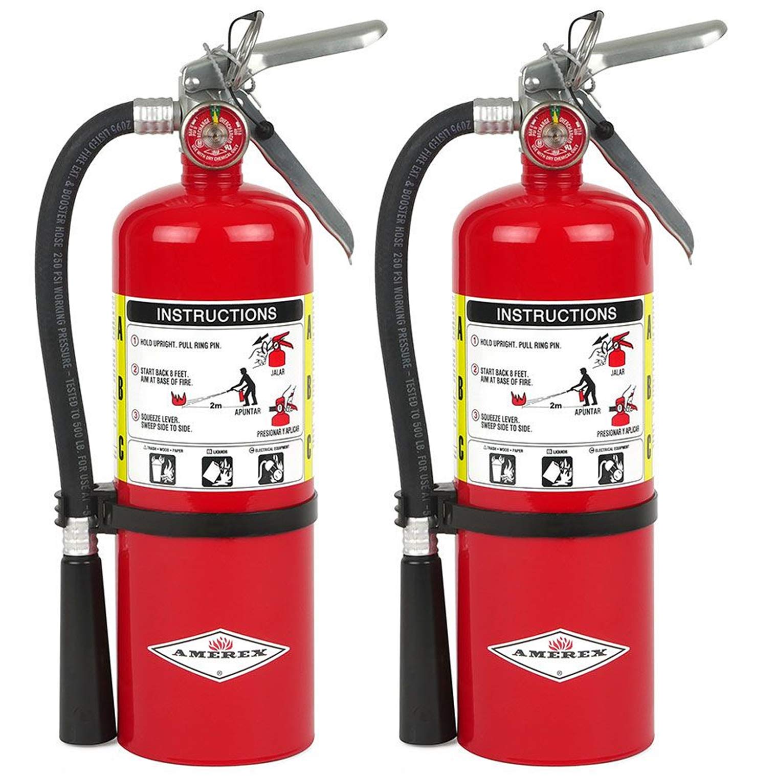 Amerex B500 5 lb ABC dry chemical extinguisher for home or workshop safety