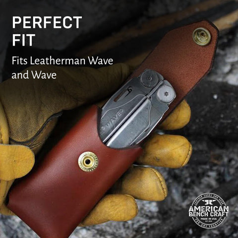 American Bench Craft 2 inch belt slot keeps holster securely attached