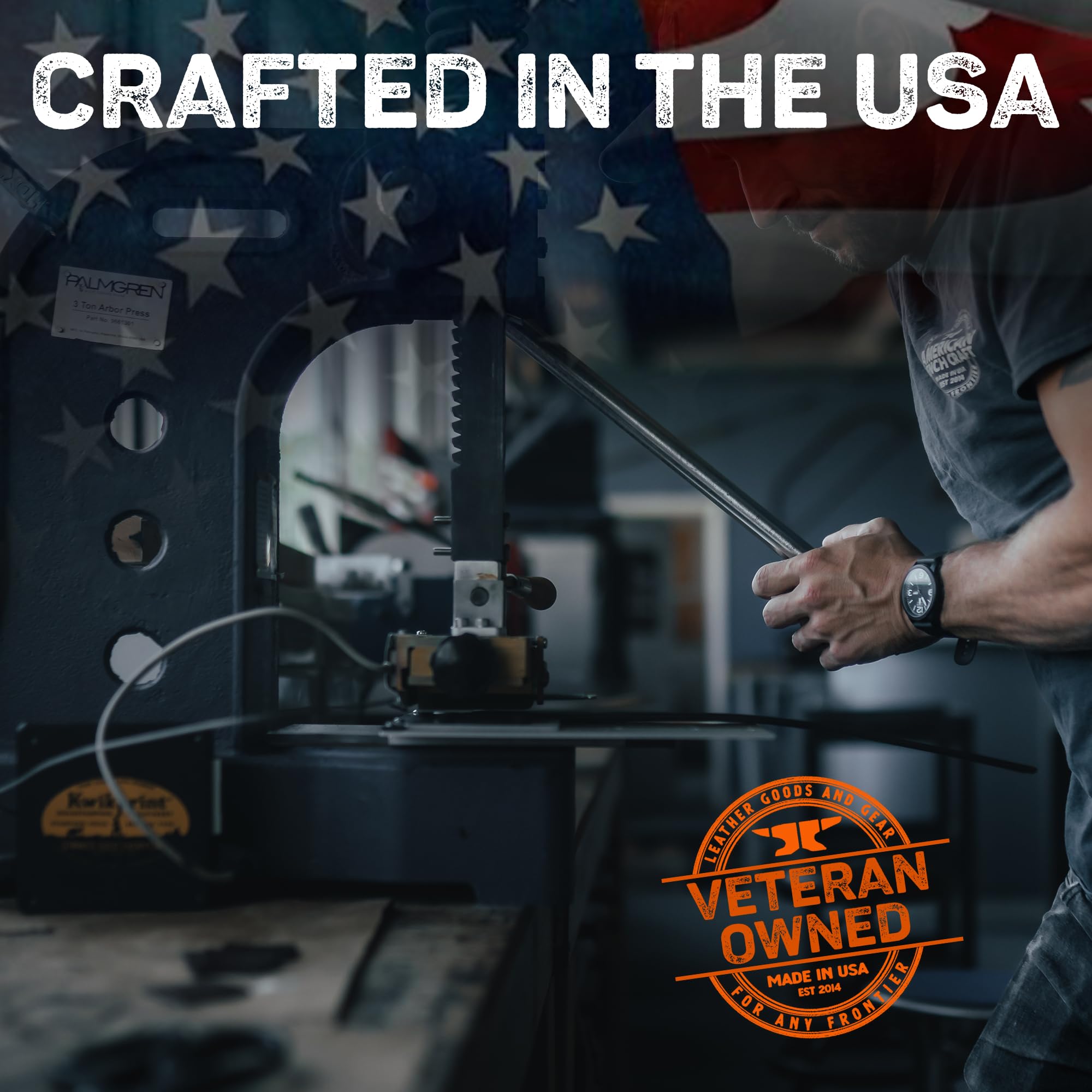 American Bench Craft keeps tools within reach with secure quick-access design.