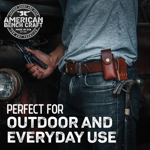 Stable belt holster prevents sagging and detachment during movement.