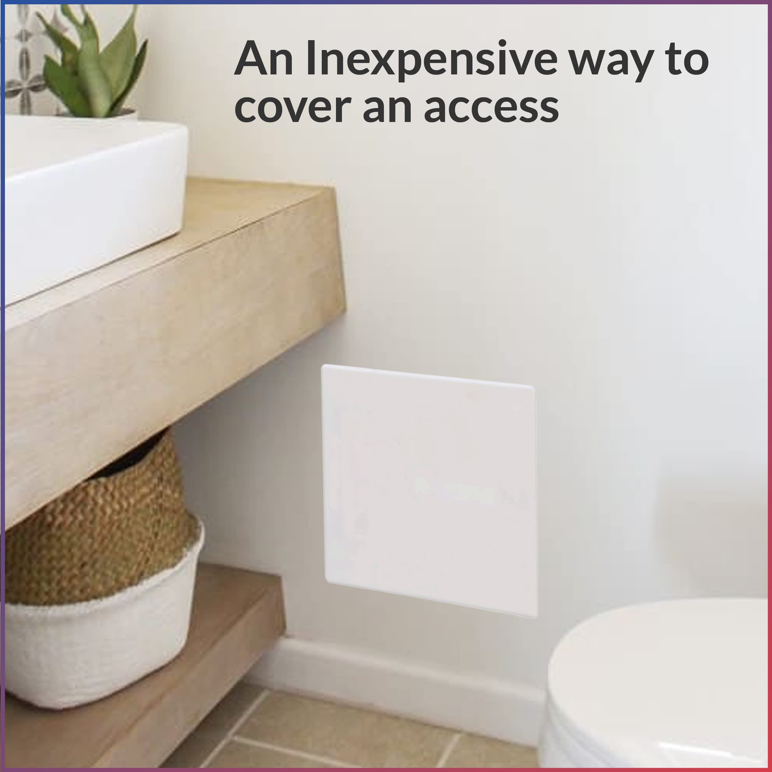 American Built Pro 12x12 paint-ready surface ready to match wall color.