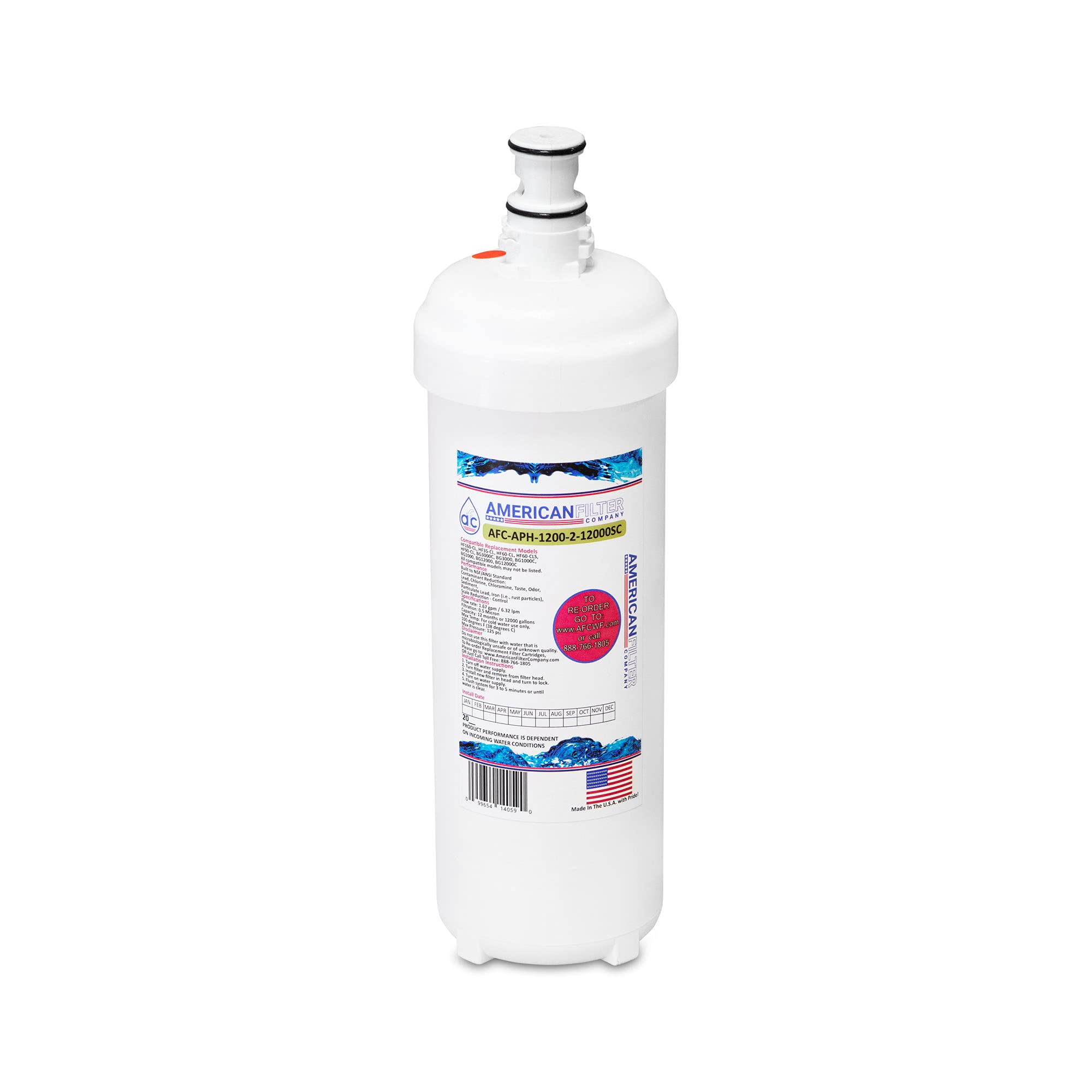 American Filter Company AFC-APH-1200-2-12000SC front view shows compact filtration unit for easy setup