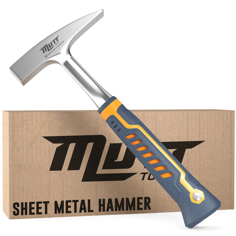 AMERICAN MUTT TOOLS 18oz hammer head enables precise sheet metal shaping.