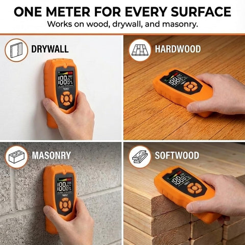 AMERICAN MUTT TOOLS durable bright body aids visibility on site.