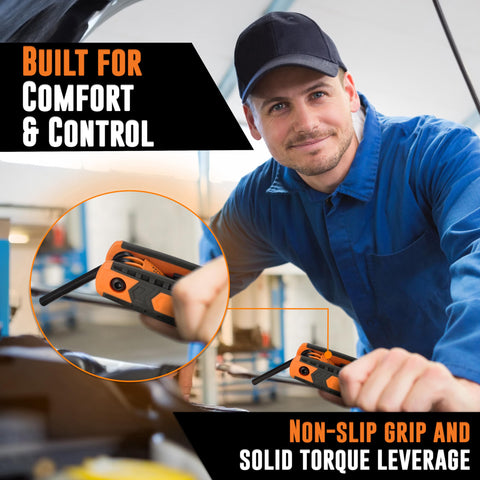 AMERICAN MUTT TOOLS ergonomic grips reduce hand fatigue on long sessions.