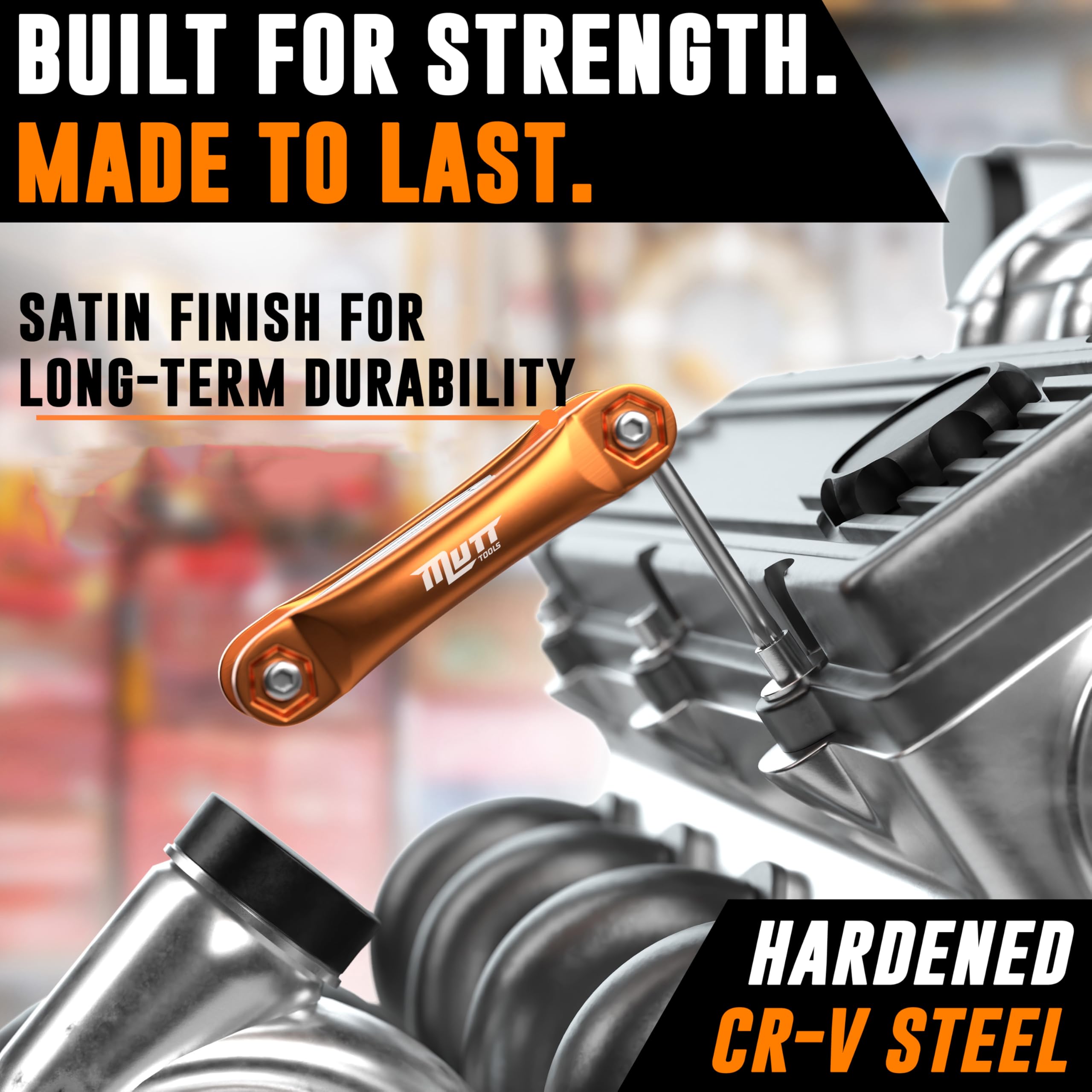 AMERICAN MUTT TOOLS heat-treated steel construction for lasting durability