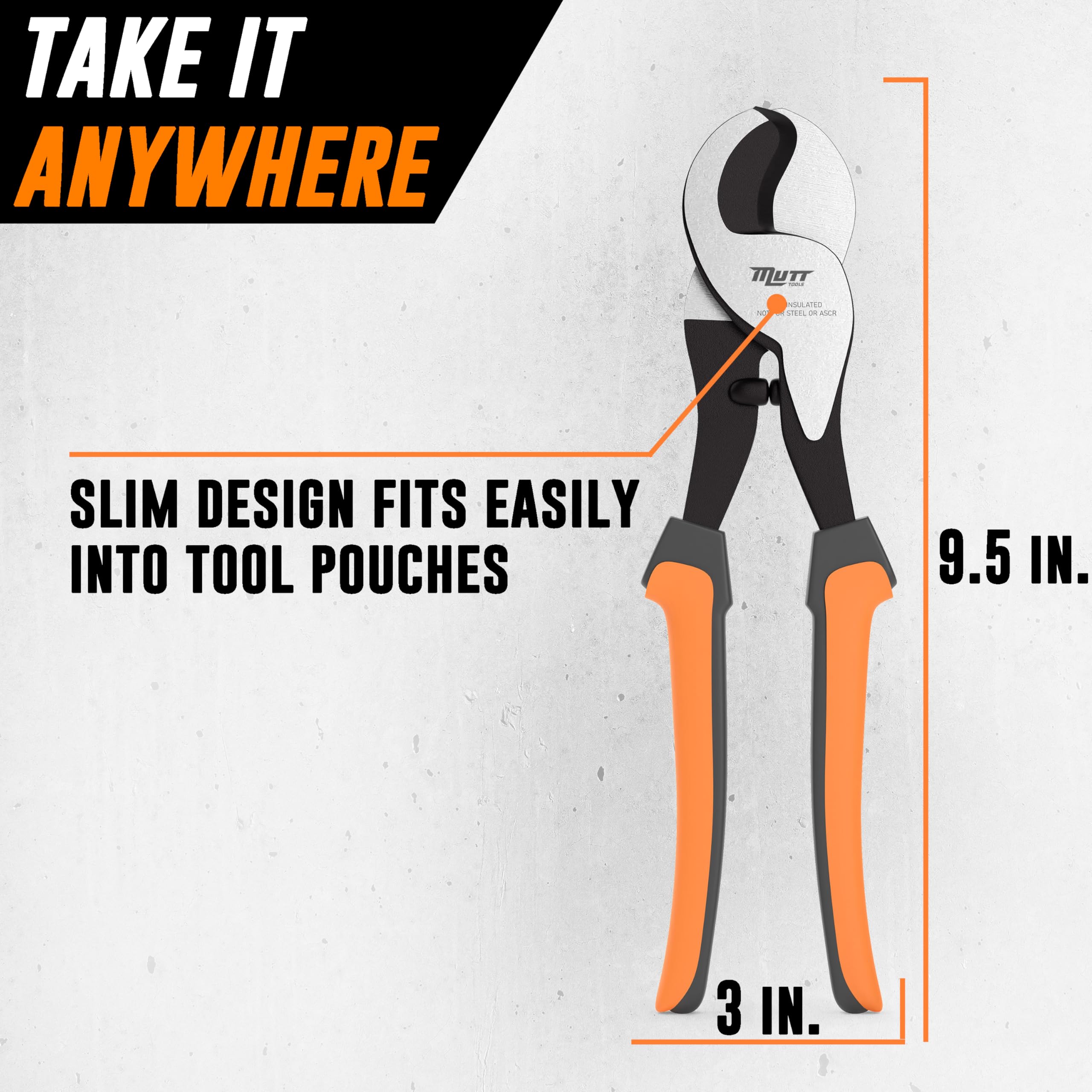 AMERICAN MUTT TOOLS durable high-carbon steel construction for daily professional use.