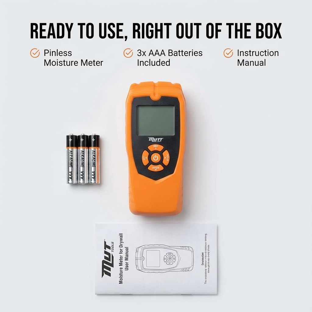 AMERICAN MUTT TOOLS includes batteries for immediate testing.