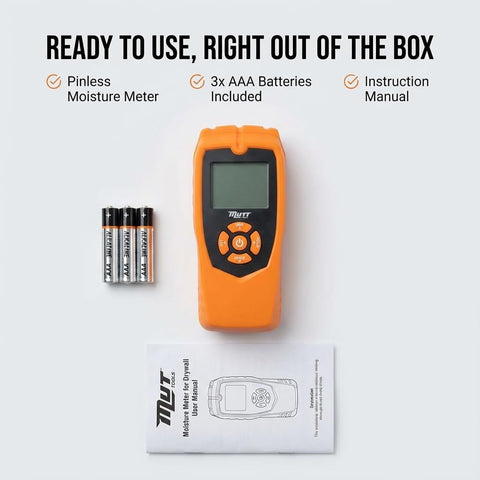 AMERICAN MUTT TOOLS includes batteries for immediate testing.