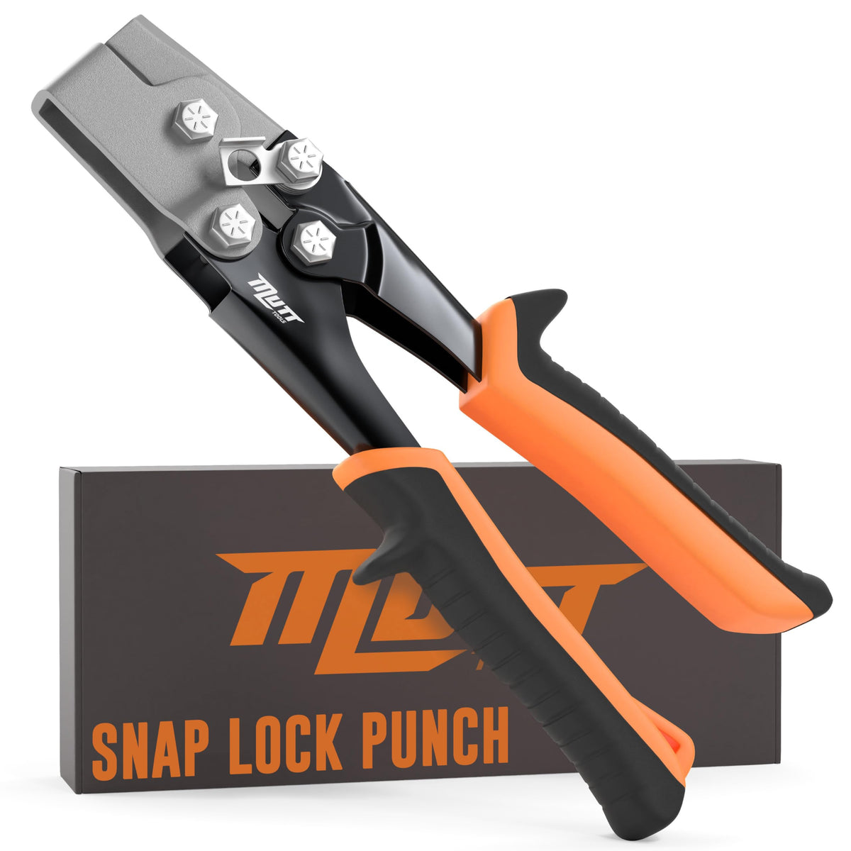 AMERICAN MUTT TOOLS snap lock punch front view for precise metal indents on-site.