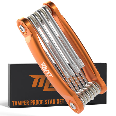 AMERICAN MUTT TOOLS tamper-proof star wrench folding-compact design for on-the-go use