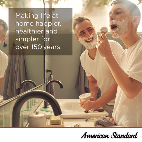 American Standard 047007-0070A spud styling image illustrating compact bathroom compatibility.