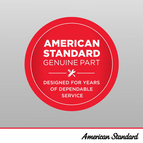 American Standard 047007-0070A spud trapway close-up emphasizing fully glazed surface.