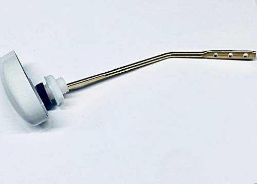 American Standard Eljer 4952777-00 white flush lever side view for easy replacement