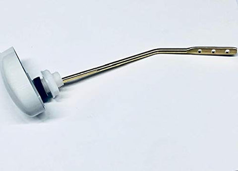 American Standard Eljer 4952777-00 white flush lever side view for easy replacement