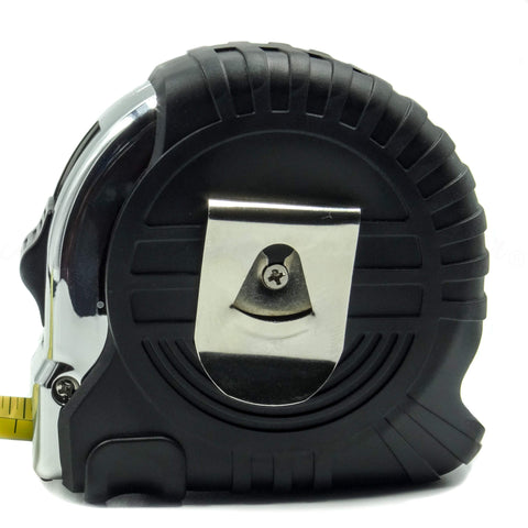 American Directional Driller 40 ft tape measure double claw end helps gripping pipe.