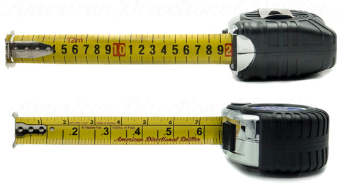 American Directional Driller 40 ft tape measure metric reverse supports international assignments.