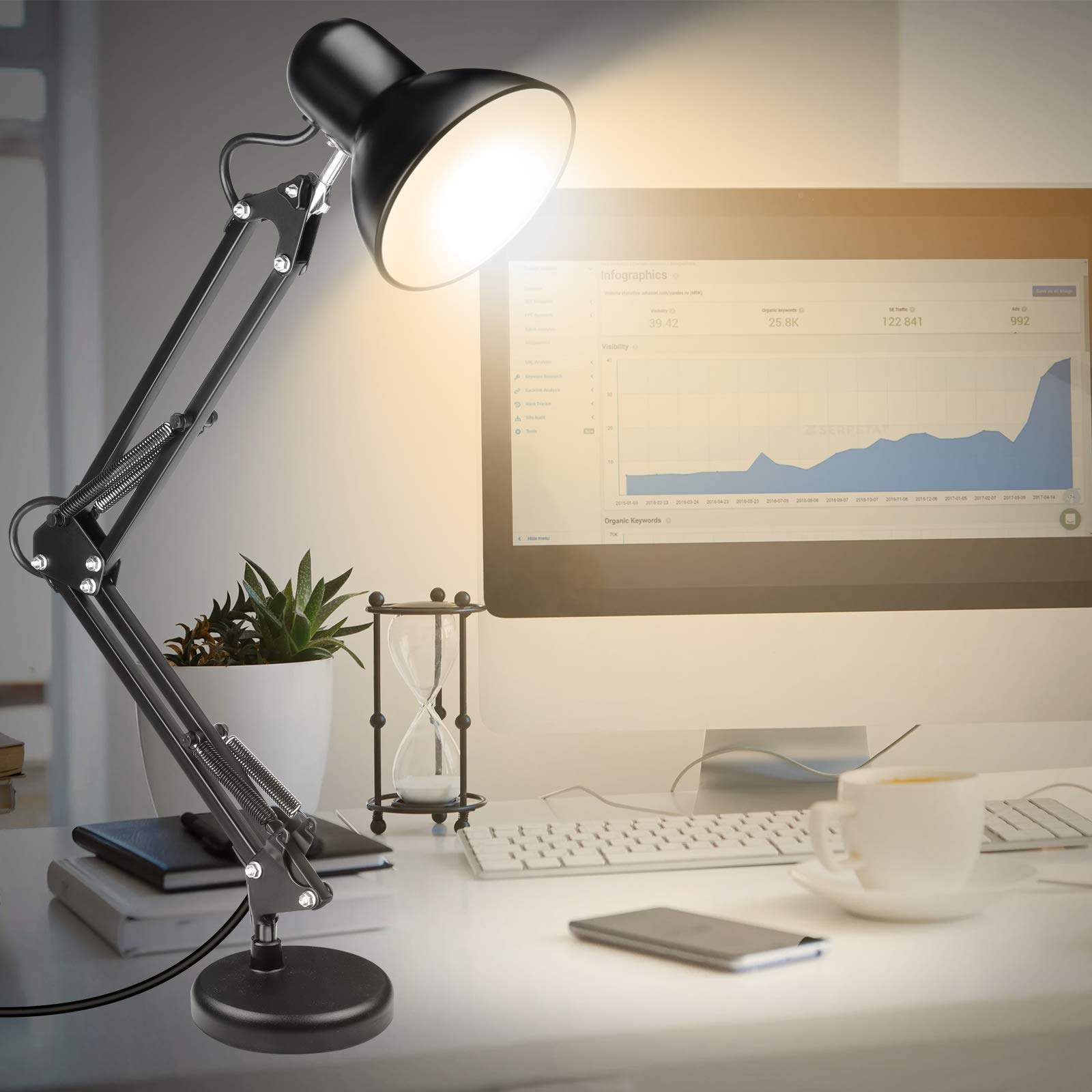 Suitable for dorm rooms, study desks, and modern workspaces with a classic look.