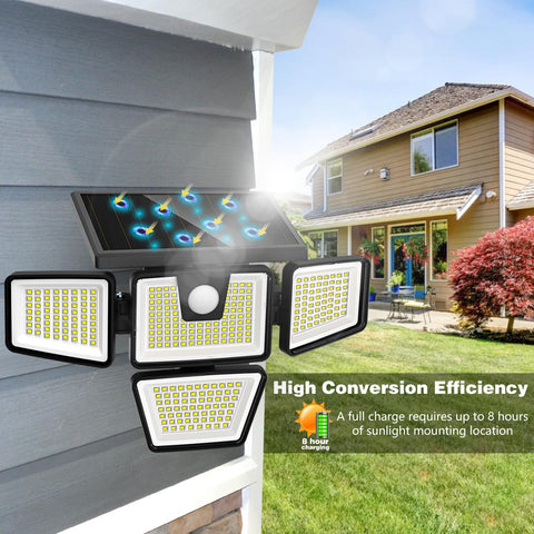 AmeriTop exterior light showing easy wires-free installation