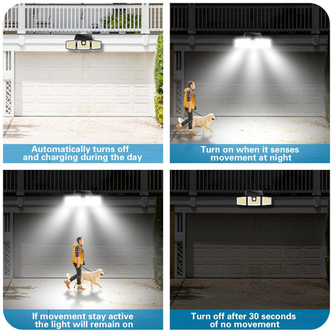 AmeriTop lights suit yards, gardens, driveways, and entryways after dusk.