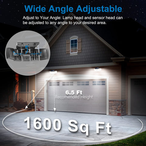 AmeriTop wide-angle 360-degree illumination covers yard and garden