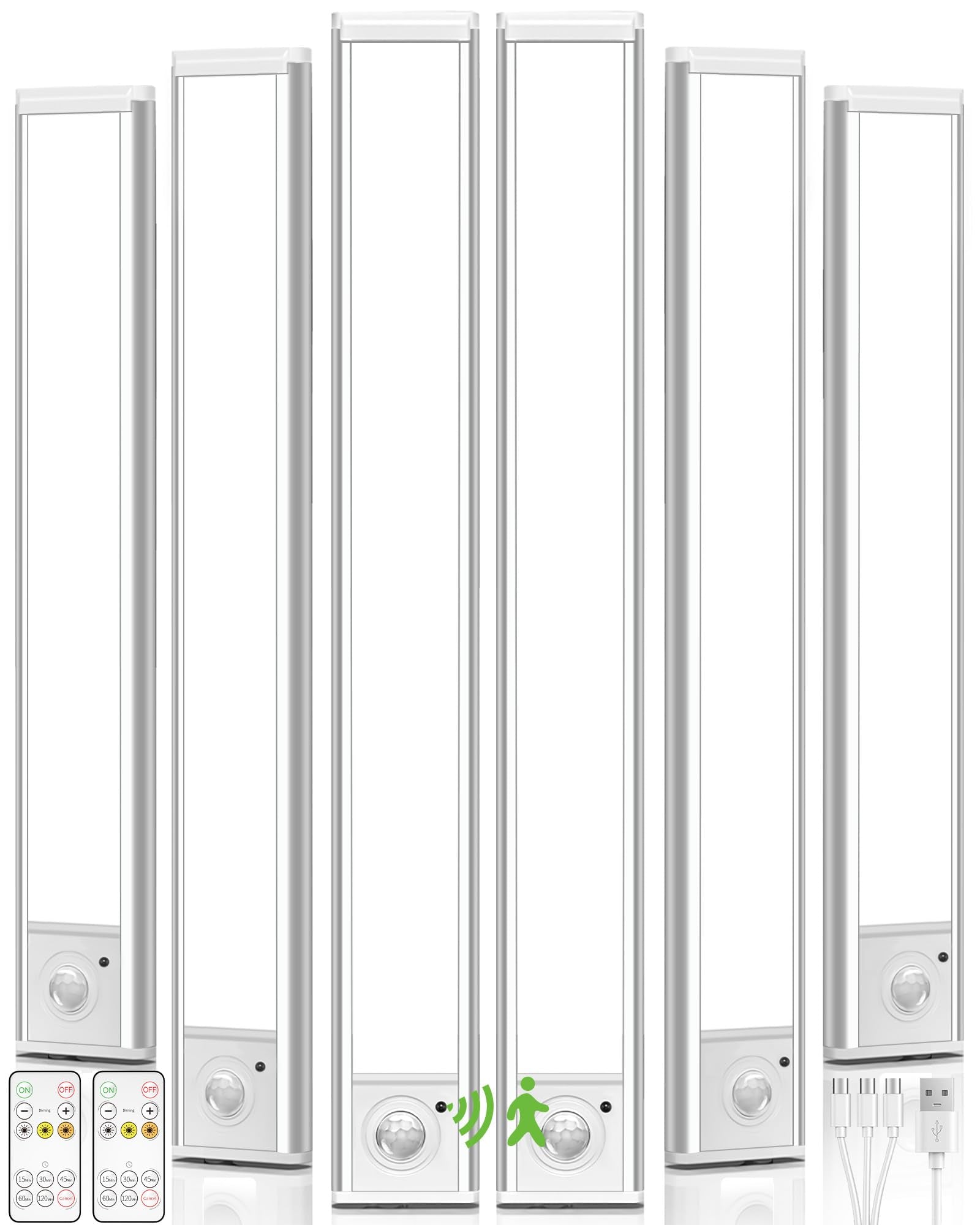 AMETHEUS under-cabinet light 16 inch rechargeable for bright kitchen tasks