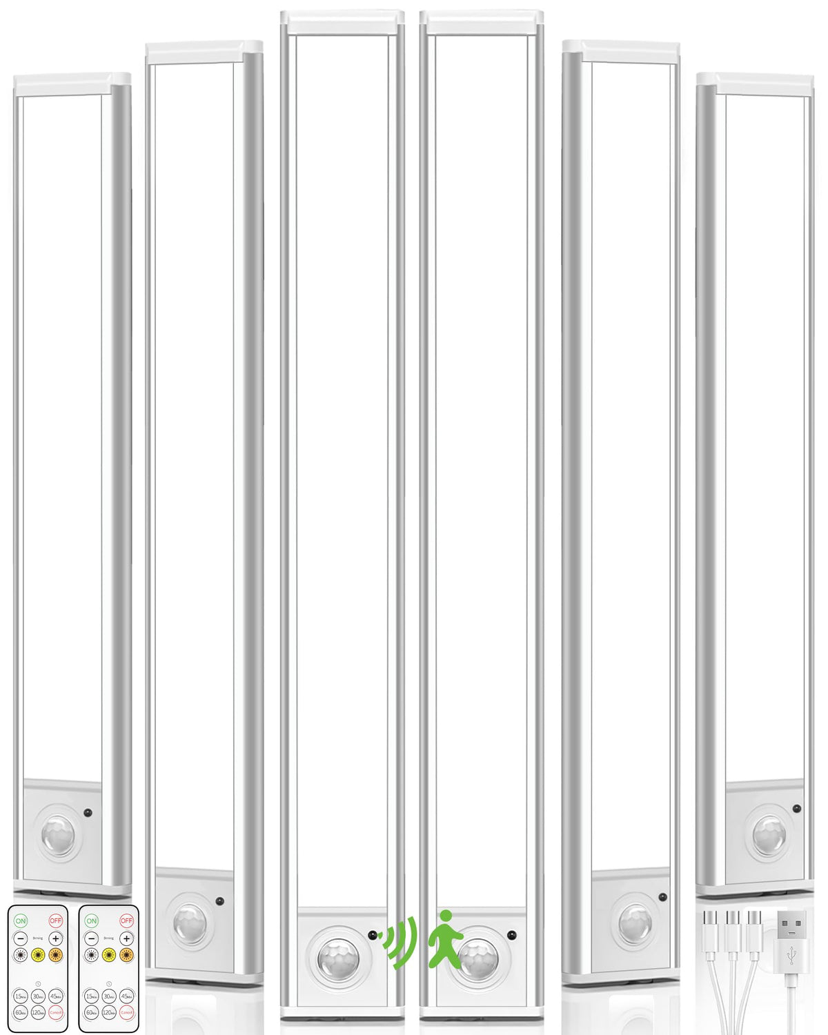 AMETHEUS under-cabinet light 16 inch rechargeable for bright kitchen tasks