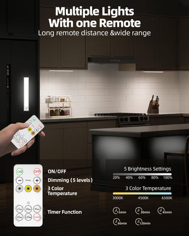 AMETHEUS rechargeable battery-powered lighting with USB-C charging