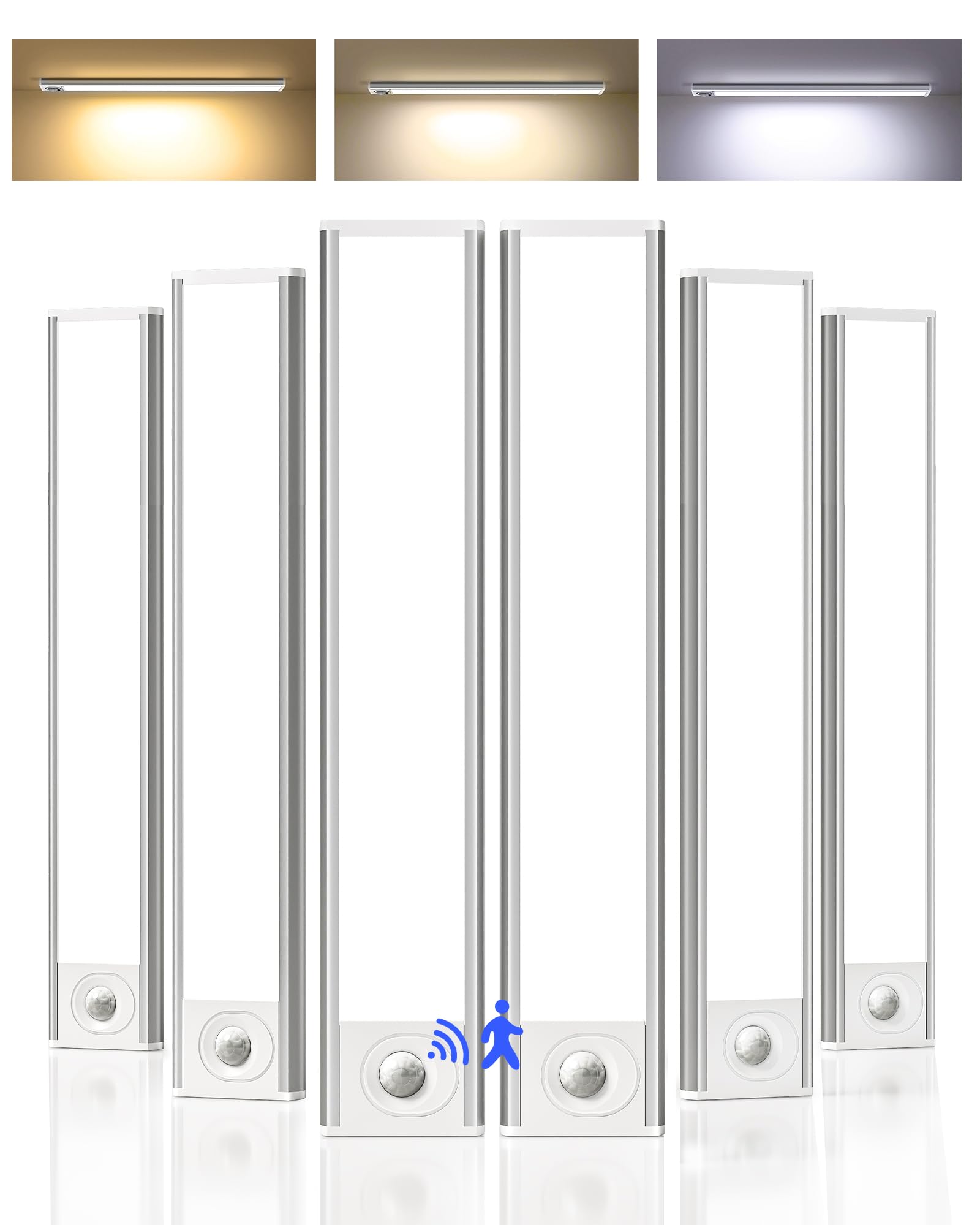 AMETHEUS 6-pack under cabinet lighting demonstrates wireless kitchen illumination